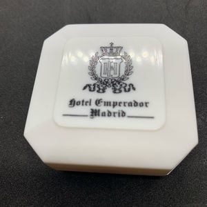 French milled complimentary soap from Hotel Emperador Madrid see pics.